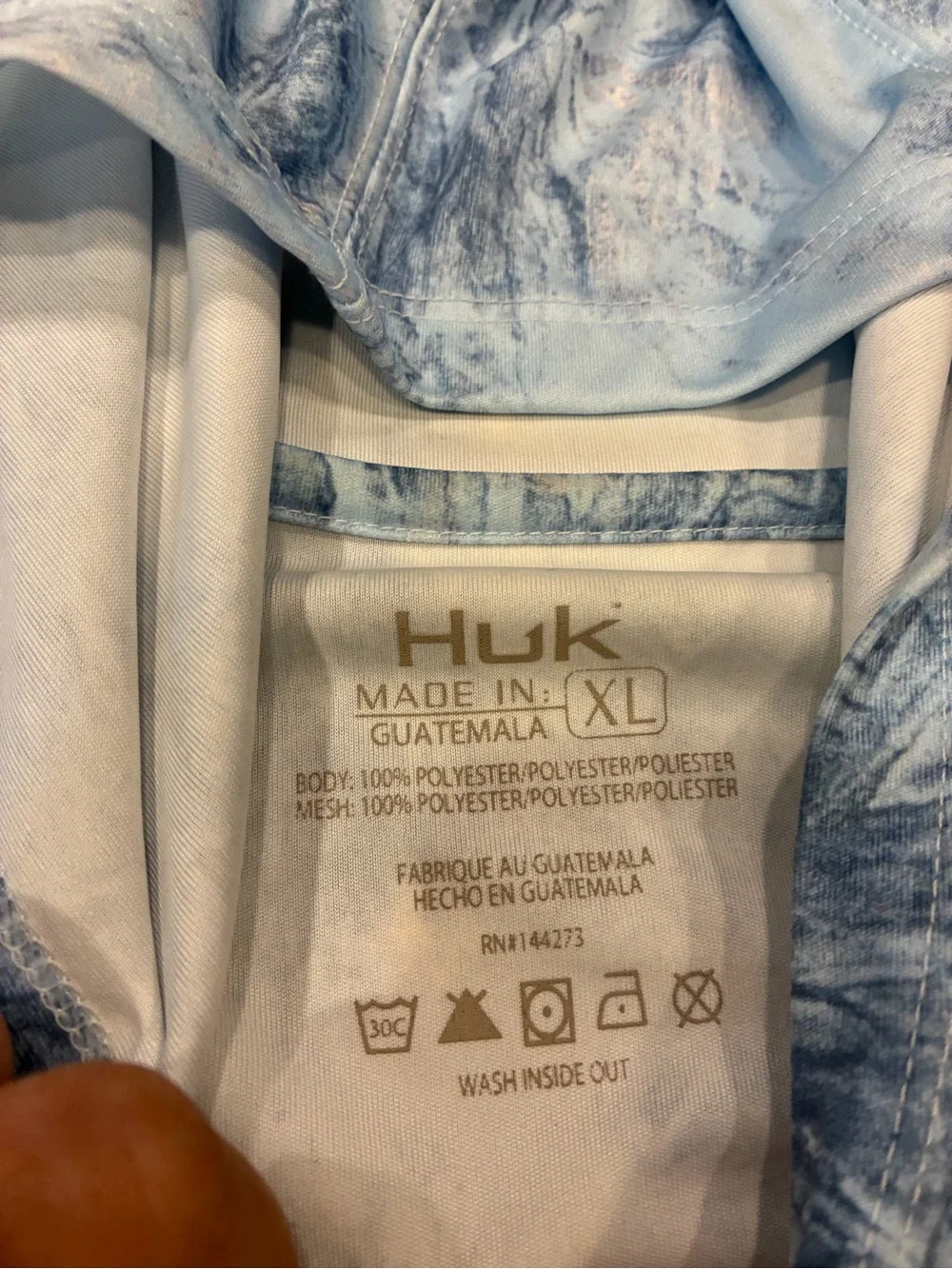 Huk light blue